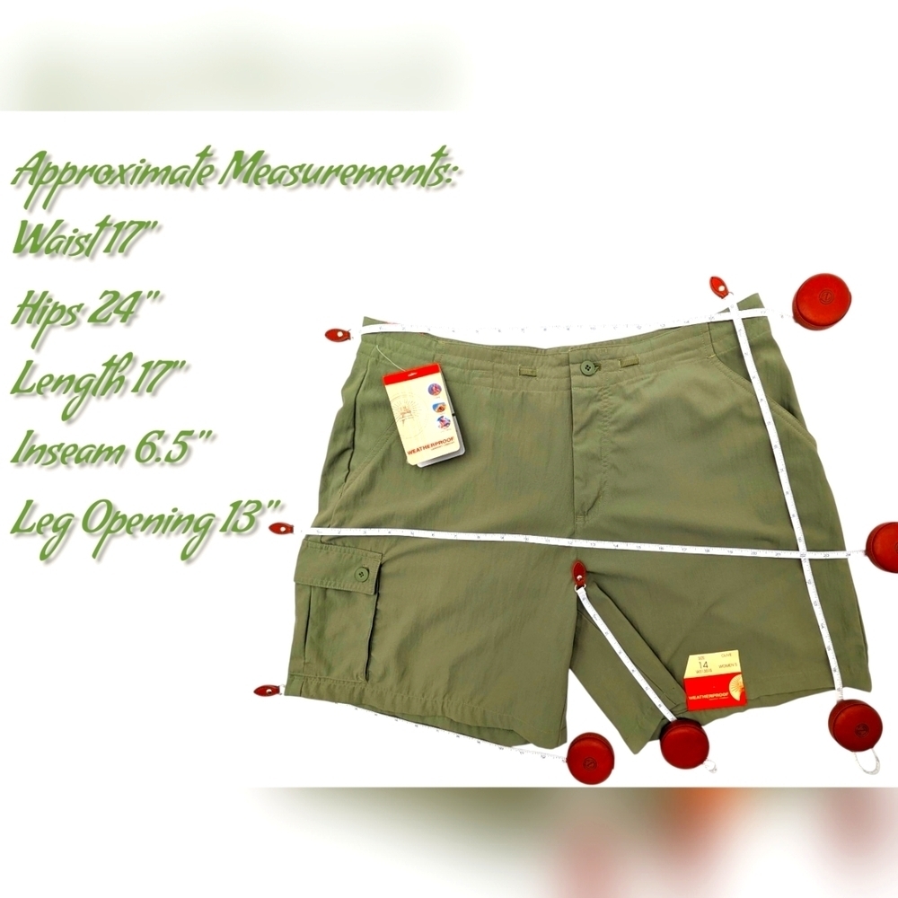 NWT Weatherproof Garment Co Women's Size 14 Olive Green Comfort Polyester/Nylon - Picture 13 of 14